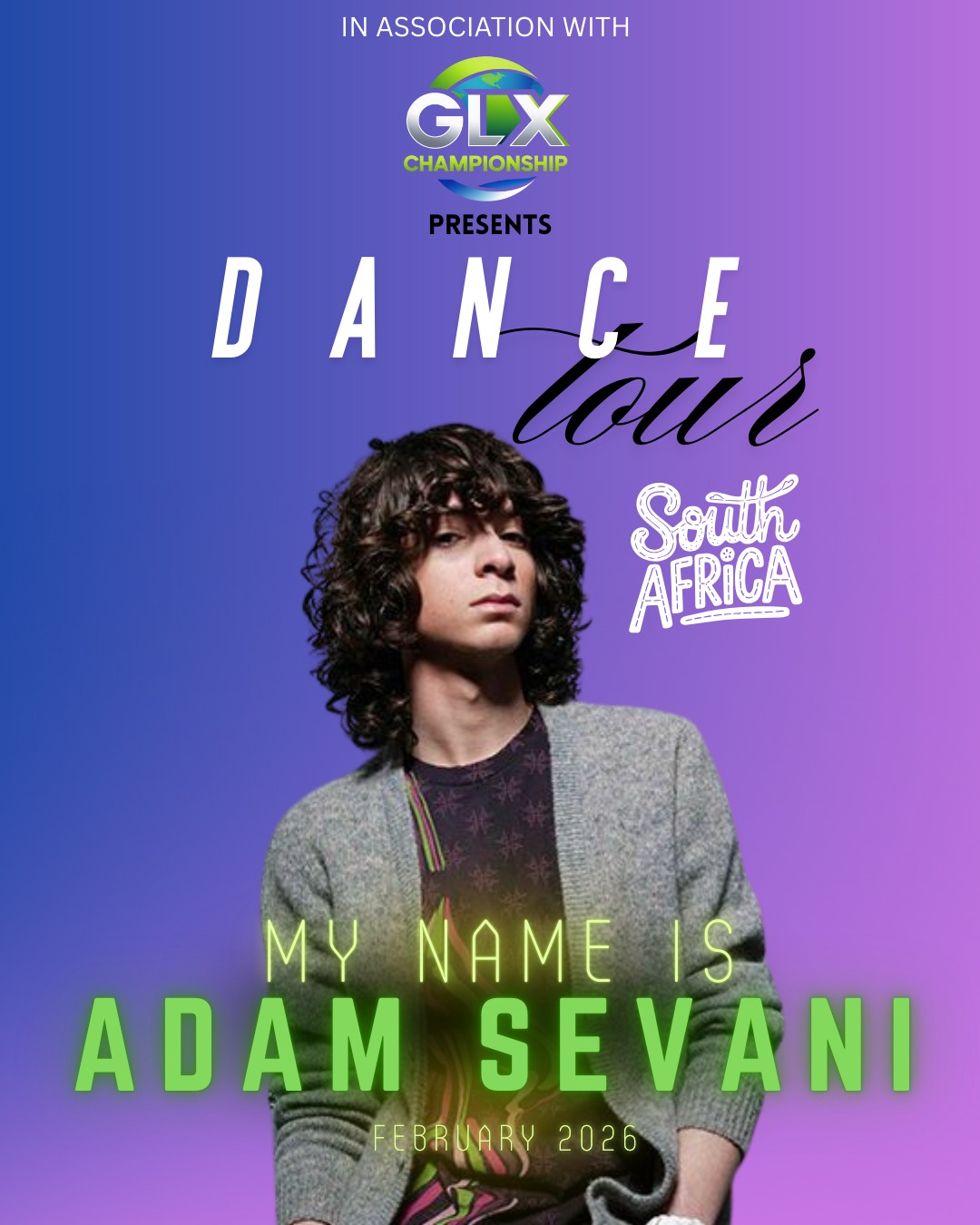 Adam Sevani South Africa Tour